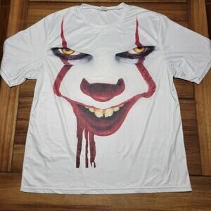 Unbranded White Pennywise Unisex Tee - Size XL